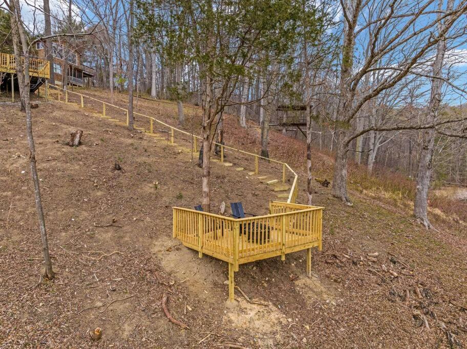 Lazy Lake 3Br Cabin W/ Mtn Views + Hot Tub +Wi-Fi Luray Dış mekan fotoğraf