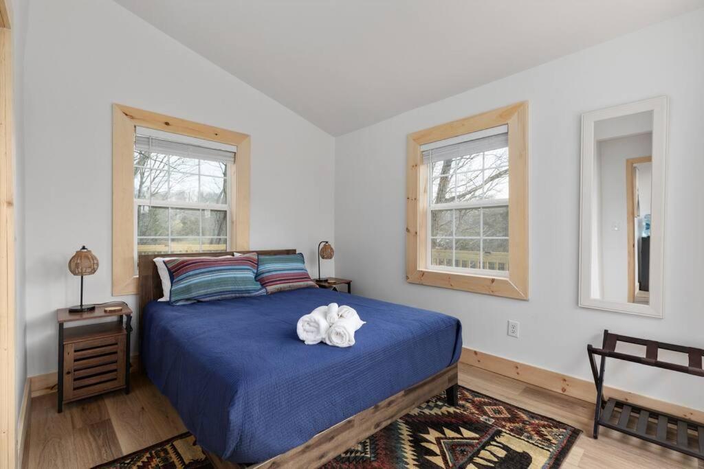 Lazy Lake 3Br Cabin W/ Mtn Views + Hot Tub +Wi-Fi Luray Dış mekan fotoğraf